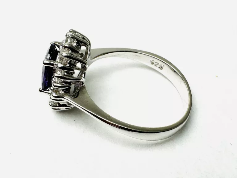 SREBRNY PIERŚCIONEK 925 3,24G R10