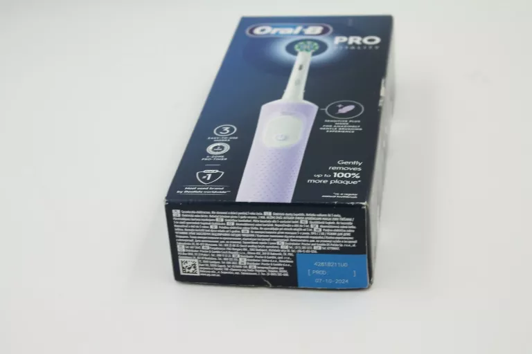 SZCZOTECZKA ELEKTRYCZNA  ORAL-B VITALITY PRO D103 BOX BLUE KOMPLET JAK NOW