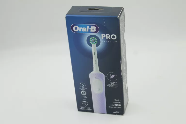 SZCZOTECZKA ELEKTRYCZNA  ORAL-B VITALITY PRO D103 BOX BLUE KOMPLET JAK NOW