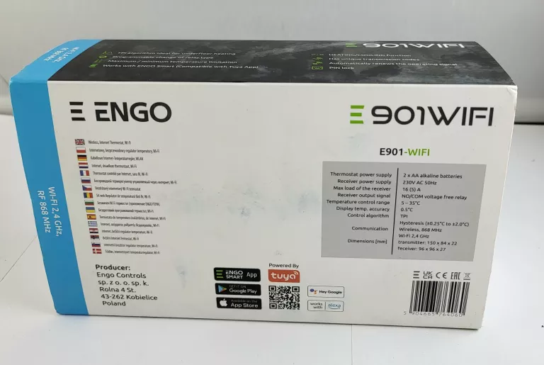 TERMOSTAT ENGO E901WIFI