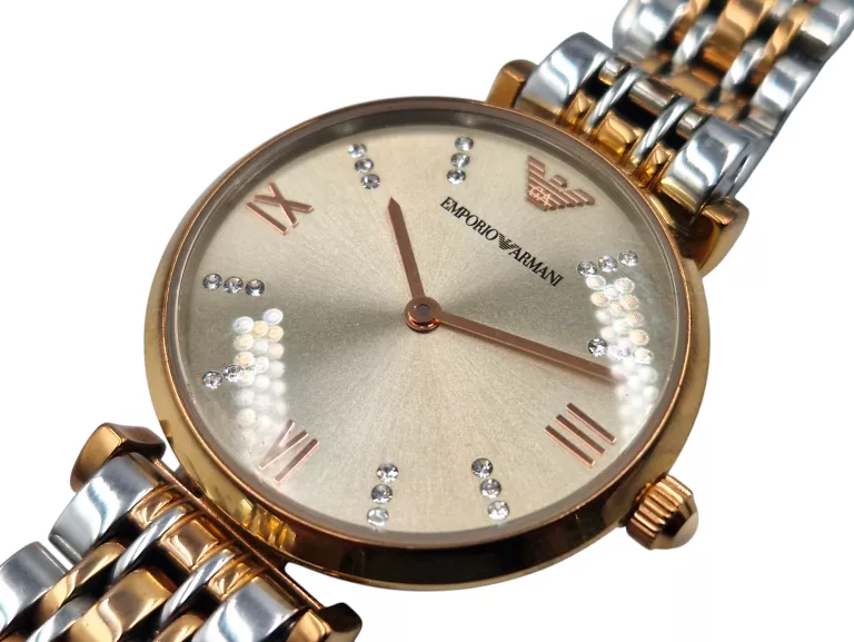 ZEGAREK DAMSKI EMPORIO ARMANI AR1840 SREBRNY
