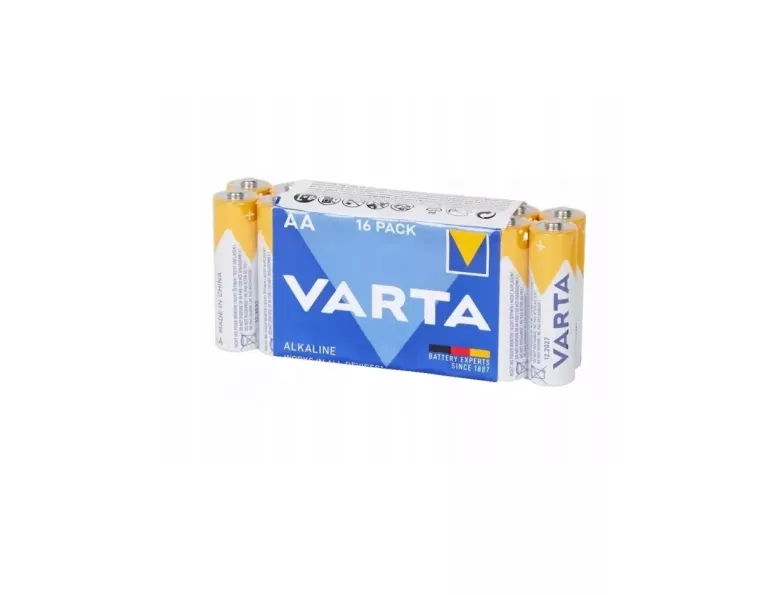 16X BATERIA AA VARTA 1.5V R6 LR6 BATERIE ALKALICZNE PALUSZKI PALUSZEK