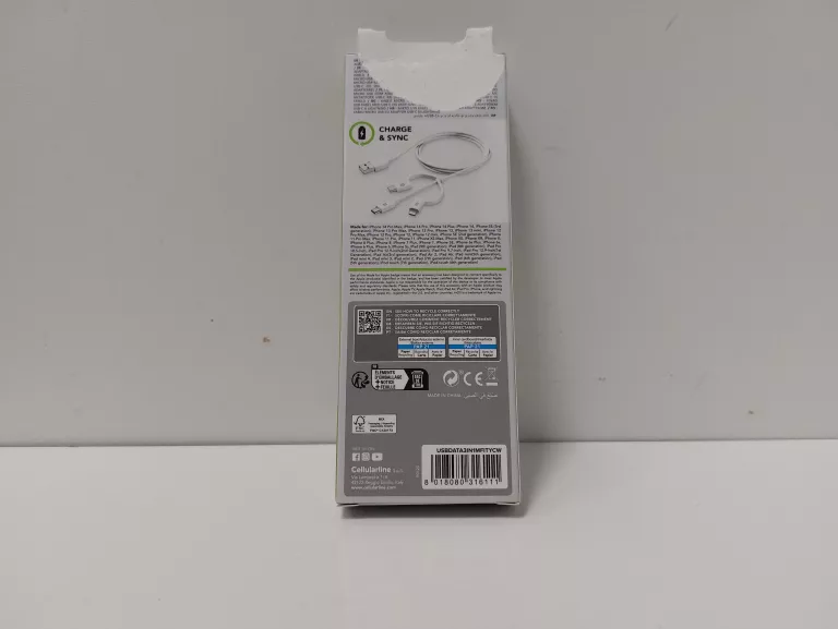 kabel-cellularline-bialy-ideal-ean-gtin-8018080316111