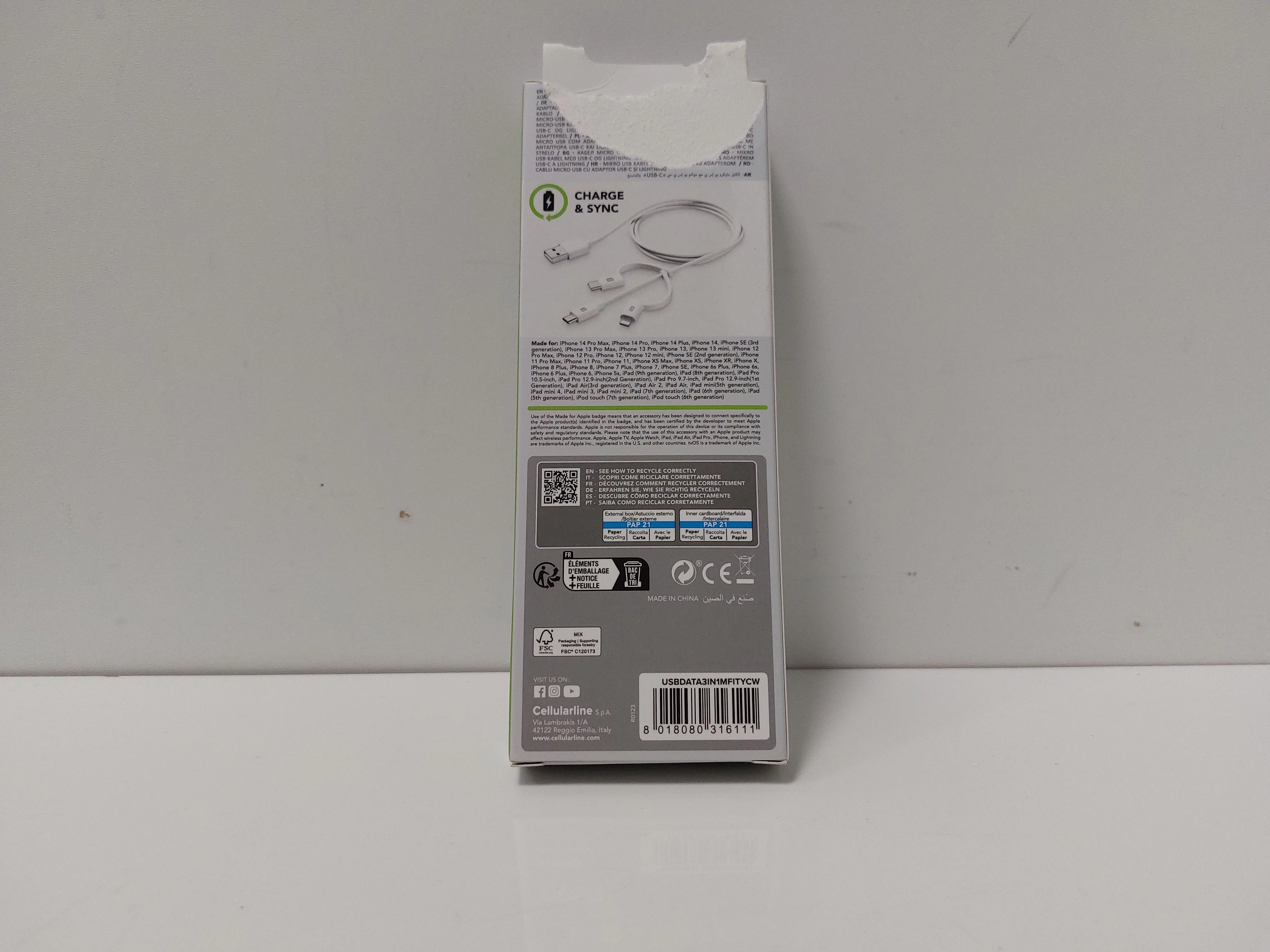 kabel-cellularline-bialy-ideal-ean-gtin-8018080316111