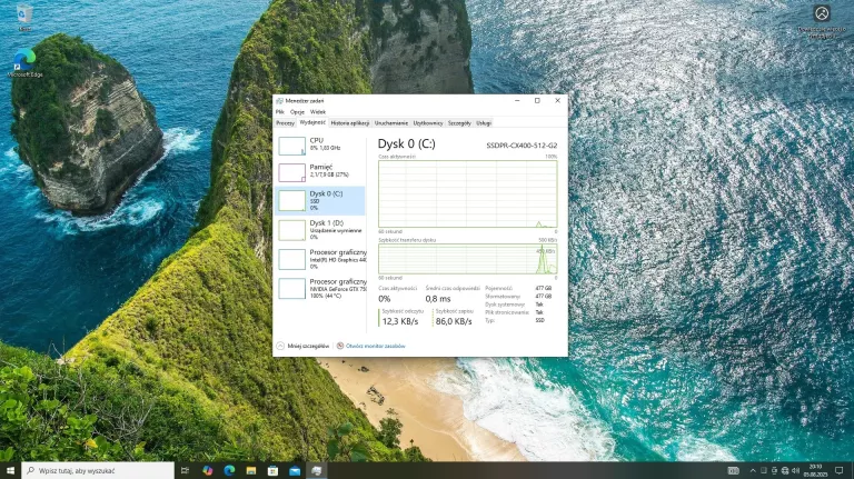 KOMPUTER STACJONARNY INTEL CORE I3-4160 8GB RAM 512GB SSD MSI GTX 750 TI