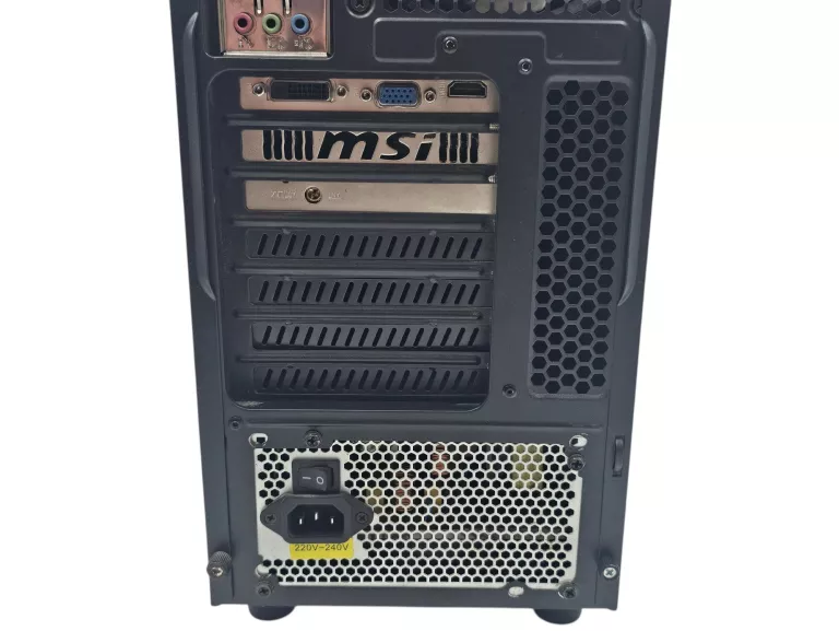 KOMPUTER STACJONARNY INTEL CORE I3-4160 8GB RAM 512GB SSD MSI GTX 750 TI