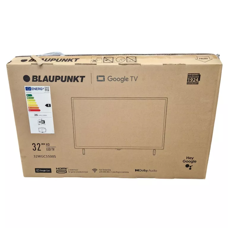 TELEWIZOR 32" BLAUPUNKT 32WGC5500S LED GOOGLE TV CZARNY