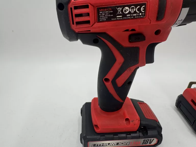 WKRĘTARKA NUTOOL NPK18XLPL + 2AKU + LATARKA + ŁADOWARKA
