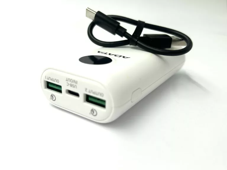 POWERBANK ADATA 10000 MAH BIAŁY P10000QCD