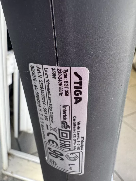 PODKASZARKA STIGA SGT 350