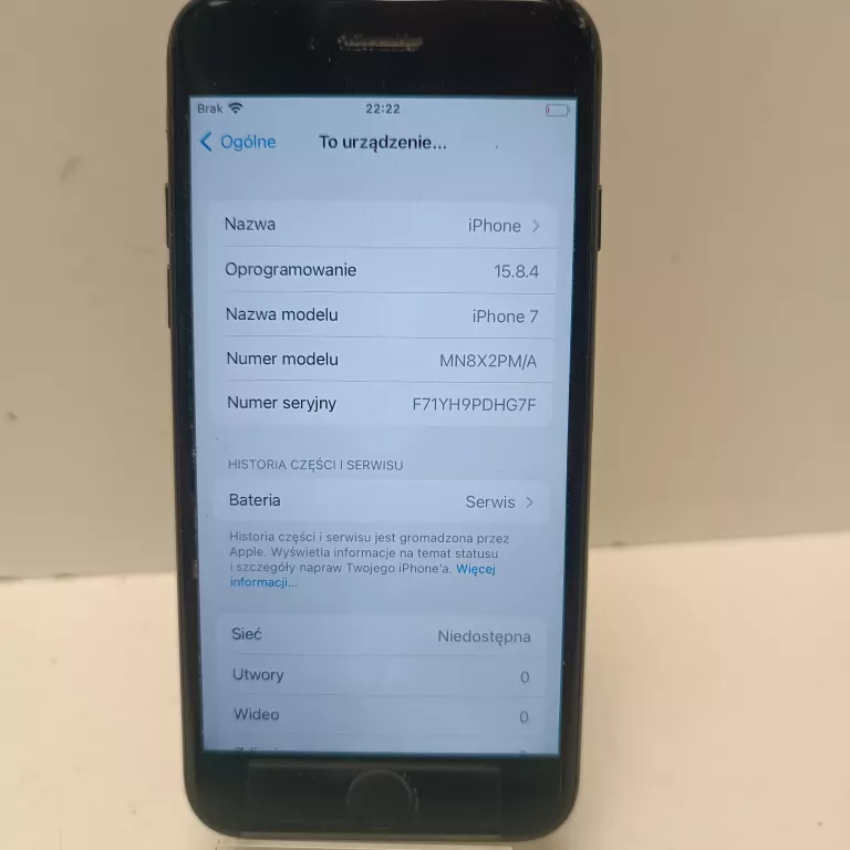 TELEFON IPHONE 7 32GB BATERIA  75%