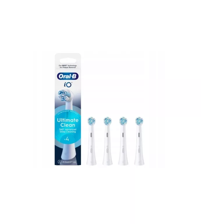 KOŃCÓWKI DO SZCZOTECZKI ORAL-B IO ULTIMATE CLEAN 4 SZTUKI