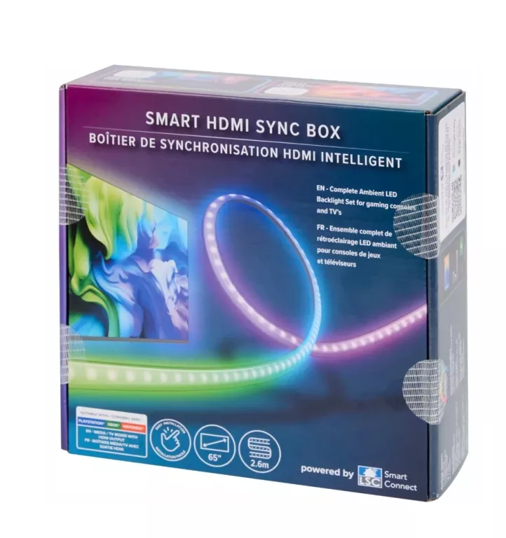 OŚWIETLENIE LED SMART HDMI SYNC BOX LSC SMART CONNECT 2.6M