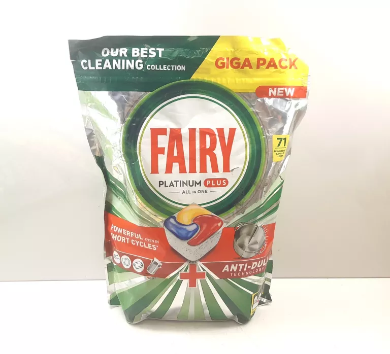KAPSUŁKI DO ZMYWARKI FAIRY PLATINUM PLUS ALL IN ONE CYTRYNA, 71 TABLETEK