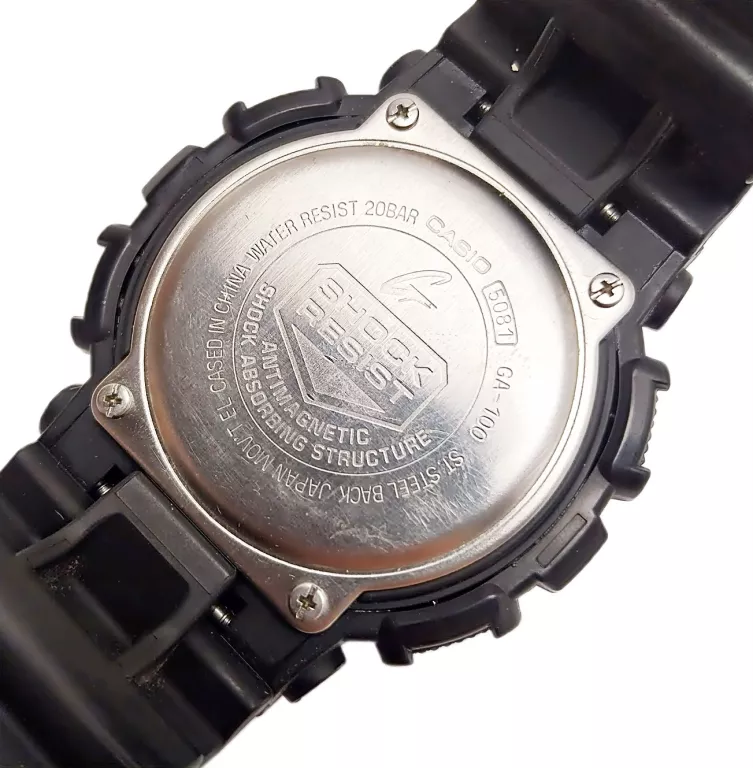 ZEGAREK CASIO GA-100-1A1 CZARNY PASEK