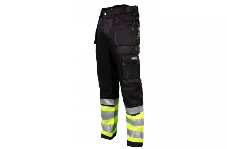 SPODNIE ROBOCZE DO PASA "DURA TWILL X" CZARNE "XXXL" POWERMAX S-78195