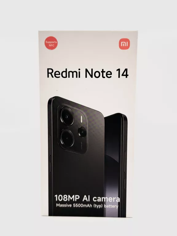 TELEFON REDMI NOTE 14 8/256GB ZAPLOMBOWANY