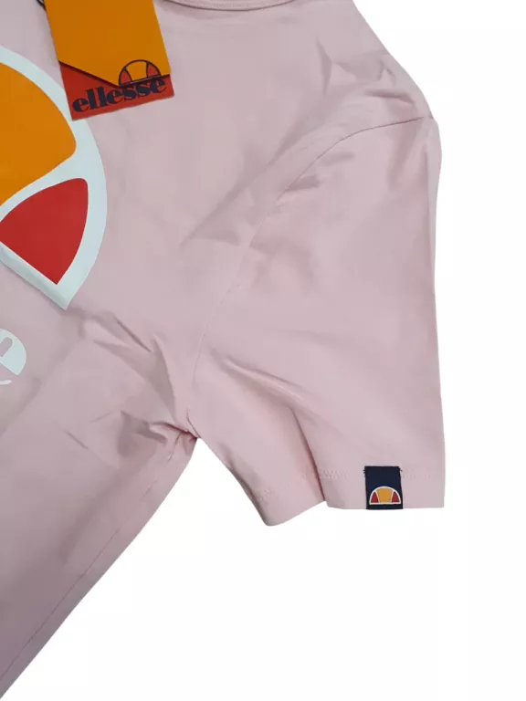 KOSZULKA ELLESSE DAMSKA RÓŻOWA KRÓTKI RĘKAW ROZMIAR M
