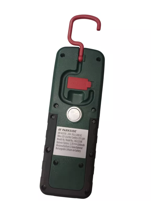 AKUMULATOROWA LAMPA WARSZTATOWA LED PARKSIDE PALA 2000 A2
