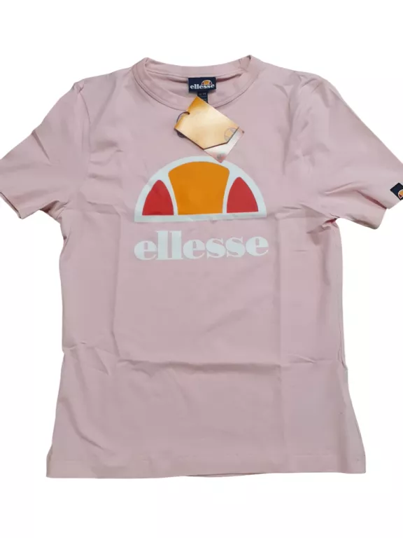 KOSZULKA ELLESSE DAMSKA RÓŻOWA KRÓTKI RĘKAW ROZMIAR M