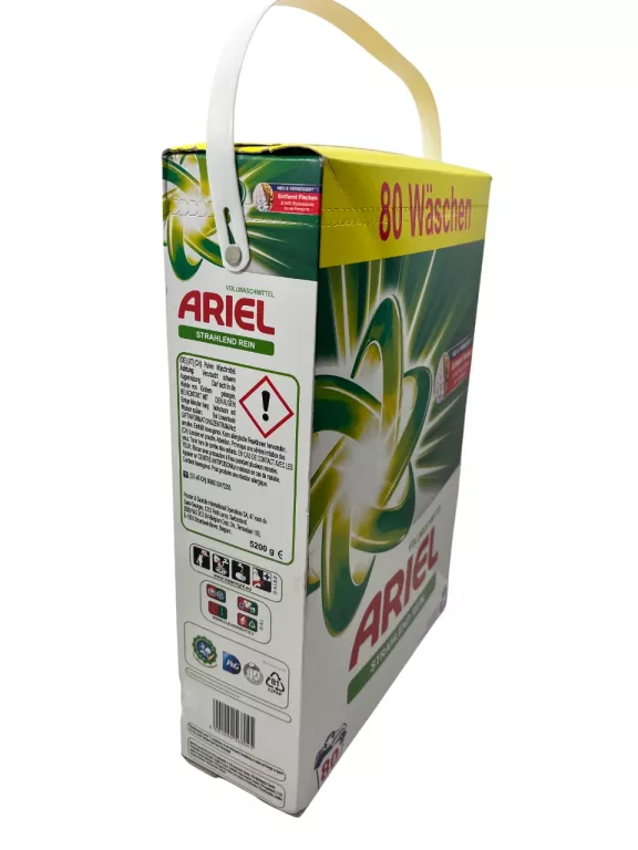 PROSZEK DO PRANIA UNIWERSALNY ARIEL 5,2 KG 80 PRAŃ