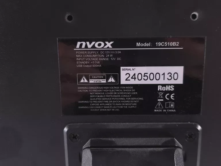 TELEWIZOR 19" NVOX 19C510B2 Z PILOTEM