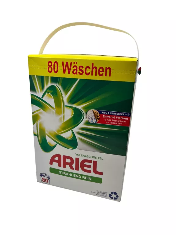 PROSZEK DO PRANIA UNIWERSALNY ARIEL 5,2 KG 80 PRAŃ