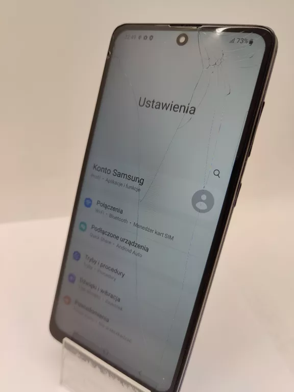 TELEFON SAMSUNG GALAXY A71 PĘKNIĘTY EKRAN OPIS!