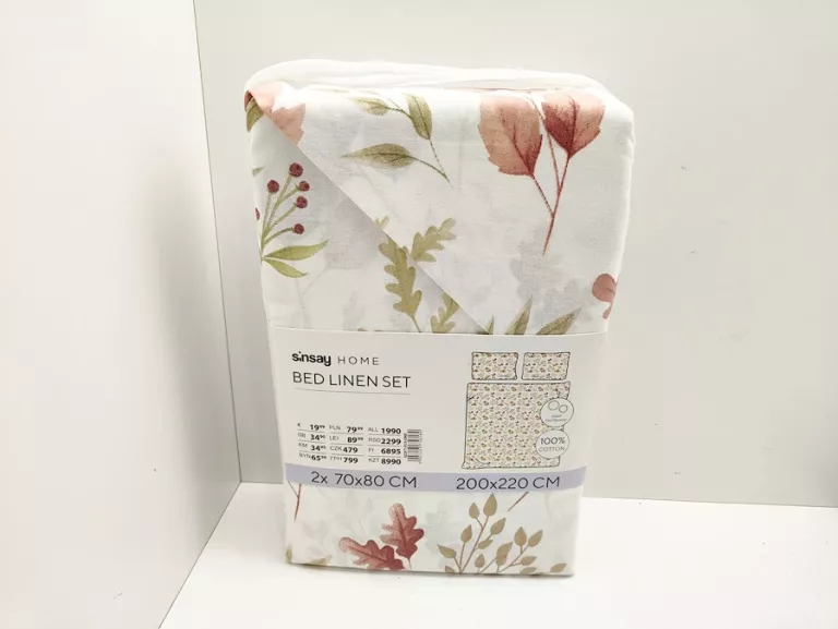 POŚCIEL SINSAY HOME BED LINEN SET 200X220 2X 70/80