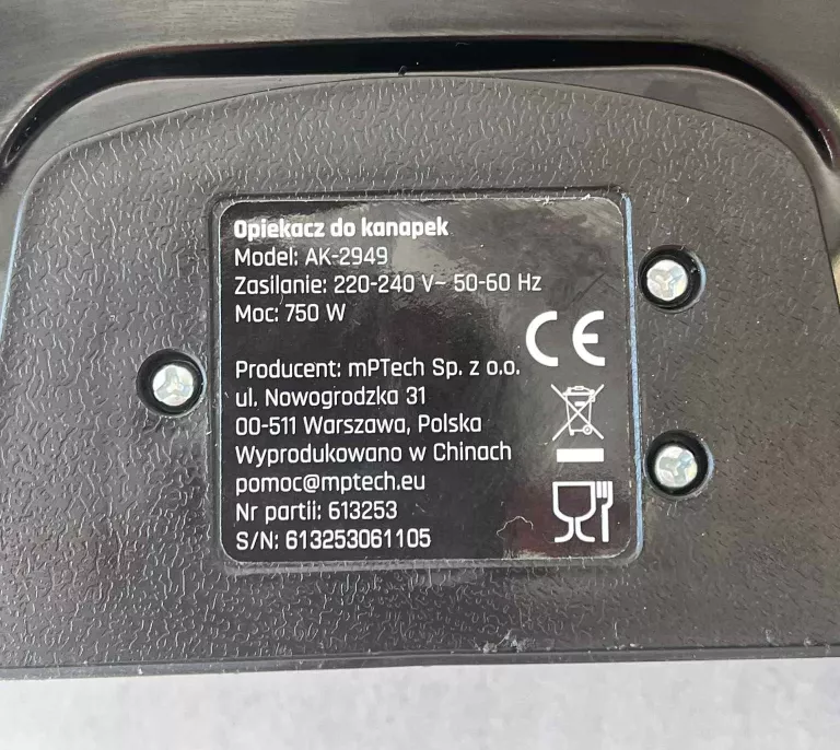TOSTER HOFFEN AK-2949
