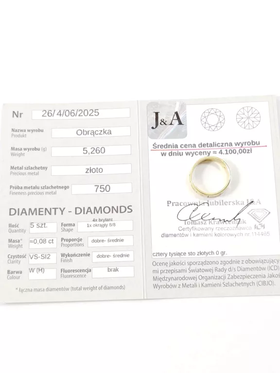 obraczka-z-5-brylantami-008ct-750-526g-r14-waga-526