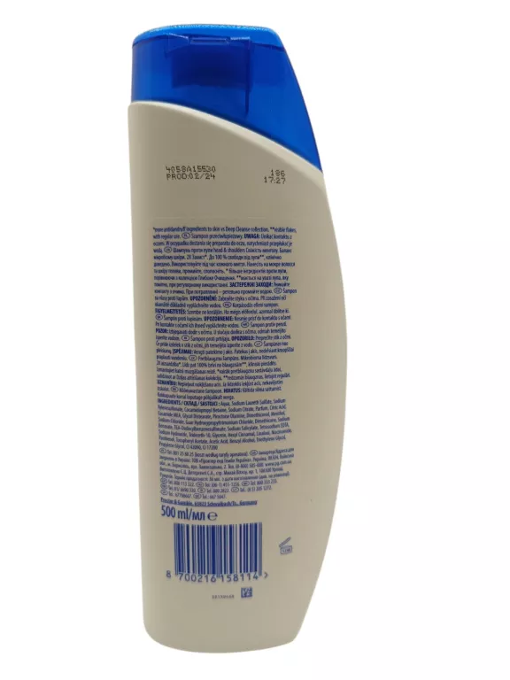 HEAD& SHOUDERS MENTHOL FRESH 500 ML