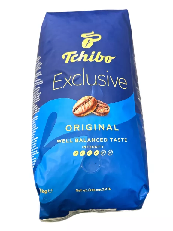 KAWA ZIARNISTA MIESZANA TCHIBO EXCLUSIVE - 1 KG - DW:23.02.2027