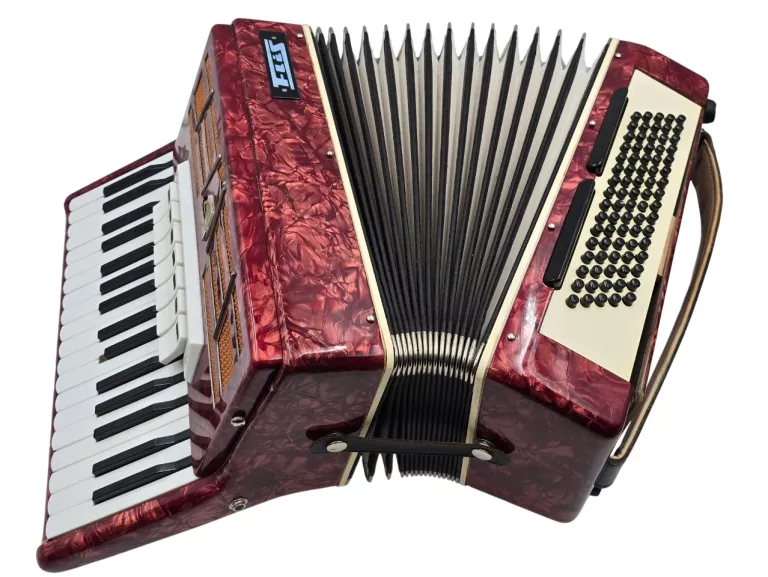 akordeon-flis-bfa-80-basowy-1973r-3-chorowy-vintage-prl-czerwony-700-lecia-26g-nowogard-ww