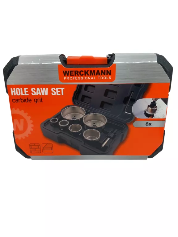 ZESTAW OTWORNIC WERCKMANN HOLE SAW SET CARBIDE GRIT