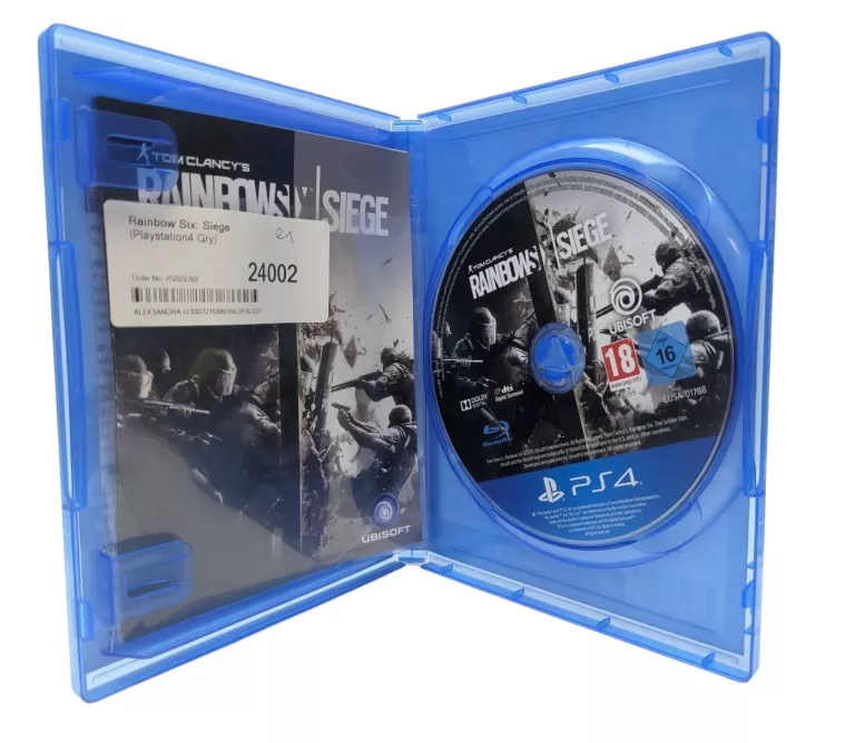 TOM CLANCY'S RAINBOW SIX SIEGE - GRA NA KONSOLĘ PLAYSTATION 4