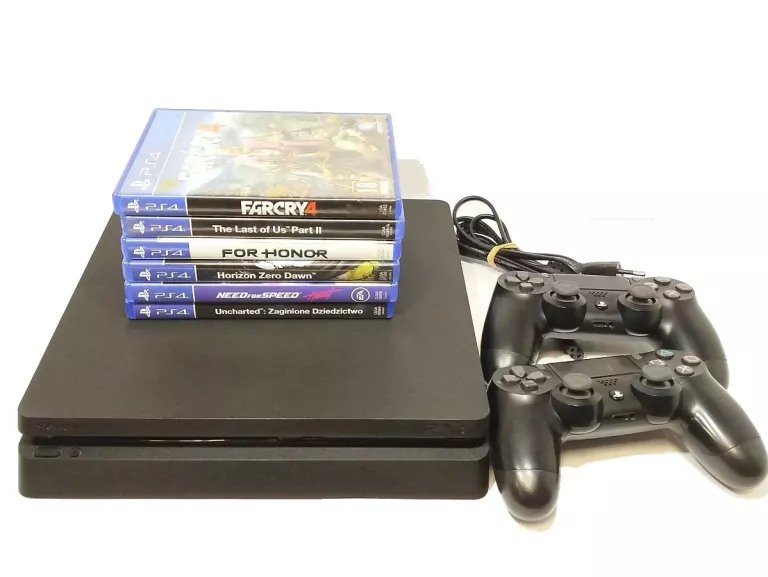 KONSOLA SONY PS4 1TB Z DWOMA PADAMI I GRAMI