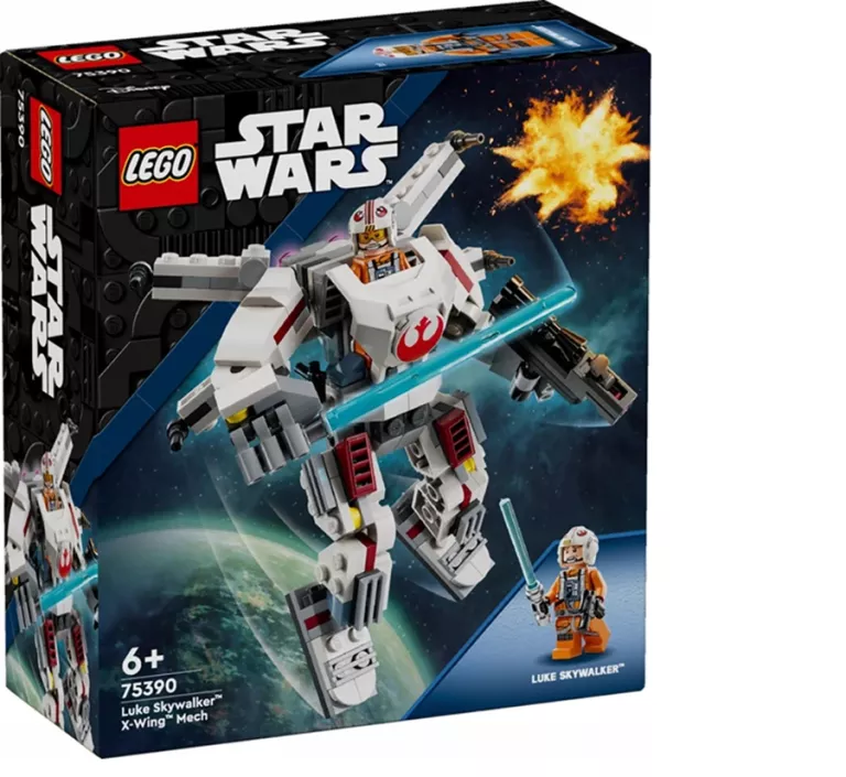 LEGO STAR WARS 75390 KOSTIUM ROBOTA X-WING LUKE'A SKYWALKERA USZKO.KARTON