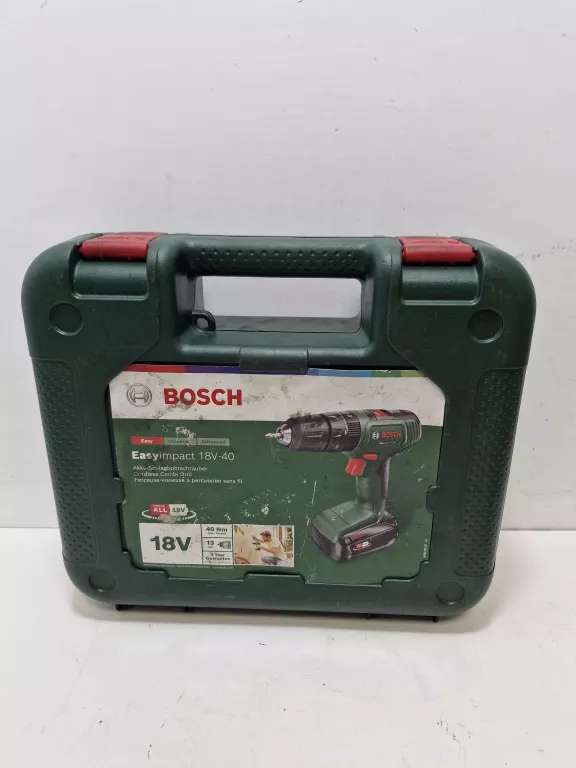 WKRĘTARKA BOSCH ZASILANIE AKUMULATOROWE 18 V