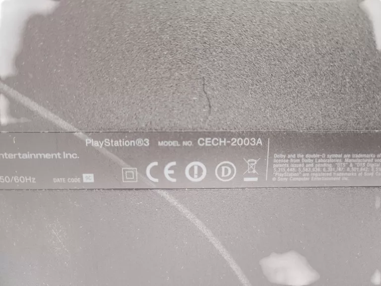 KONSOLA PS3 120GB CECH-2003A + 2 PADY, 6 GIER