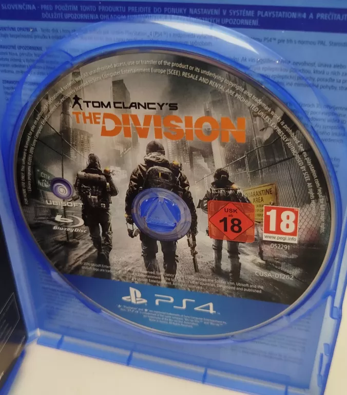 PS4 TOM CLANCY'S THE DIVISION