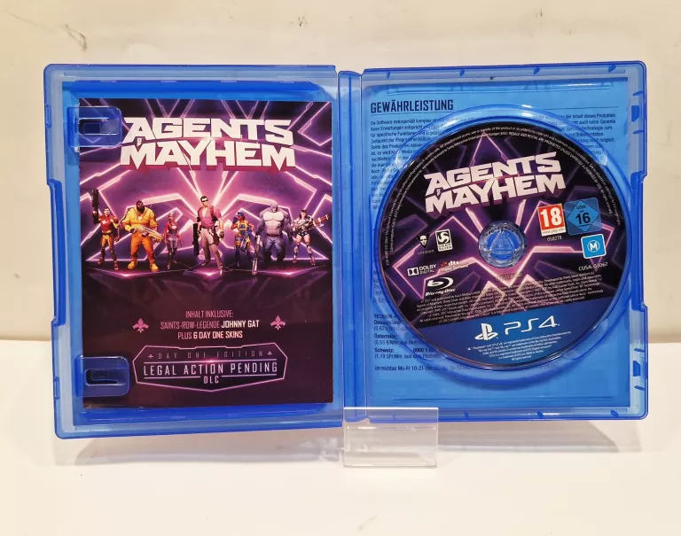 GRA NA PS4 AGENTS MAYHEM LEGAL ACTION PENDING
