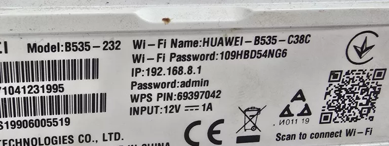 ROUTER HUAWEI B535-232!