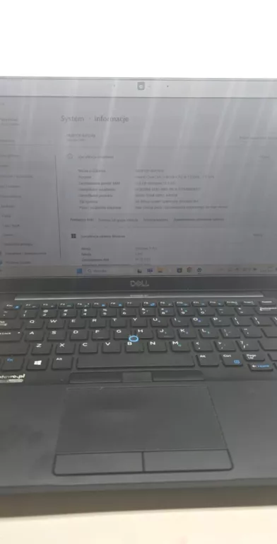LAPTOP DELL LATITUDE 7490 16GB RAM/ŁADOWARKA/GWARANCJA