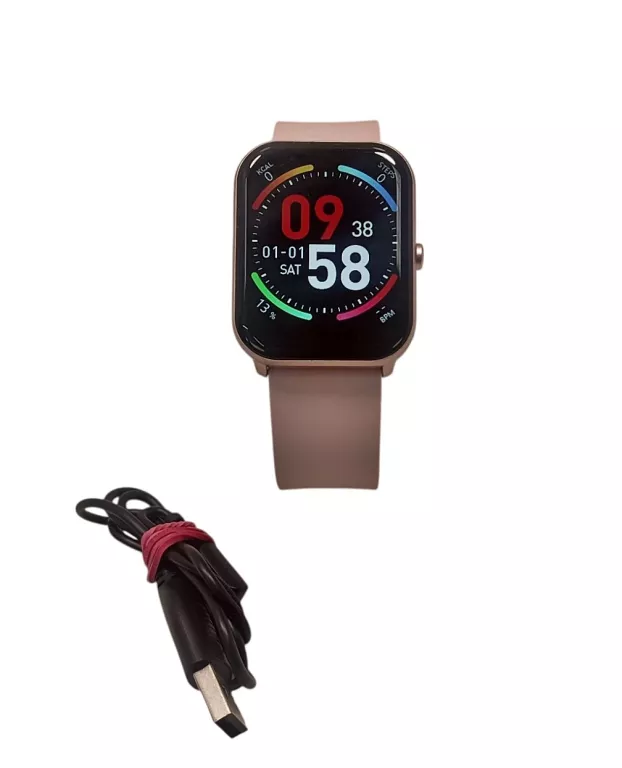 SMARTWATCH MAXCOM FW36 RÓŻOWY + USB