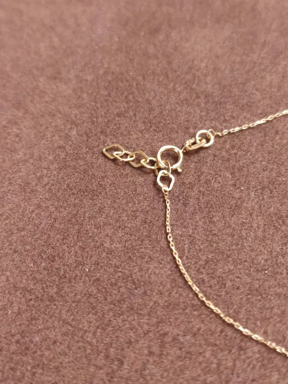 WYJĄTKOWA ZŁOTA BRANSOLETKA SERCE RÓŻA - 18 CM - PRÓBA 585 14K 0,92 GR