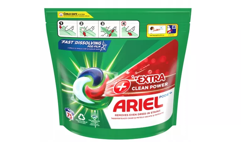 KAPSUŁKI DO PRANIA ARIEL EXTRA CLEAN POWER 75 SZT