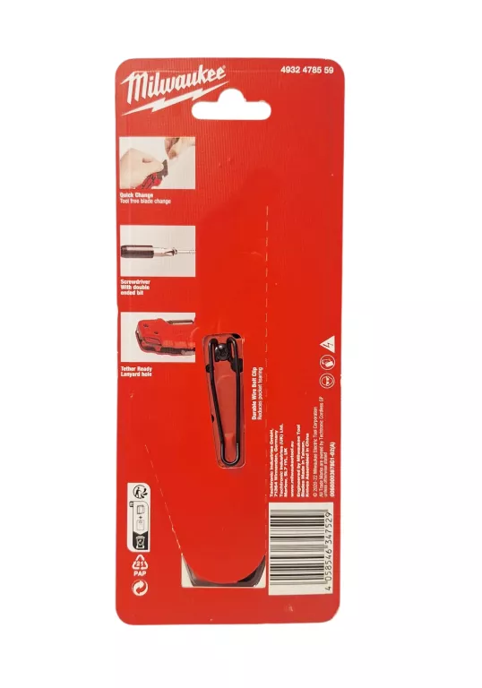 NÓŻ TRAPEZOWY SKŁADANY 6W1 FASTBACK MILWAUKEE