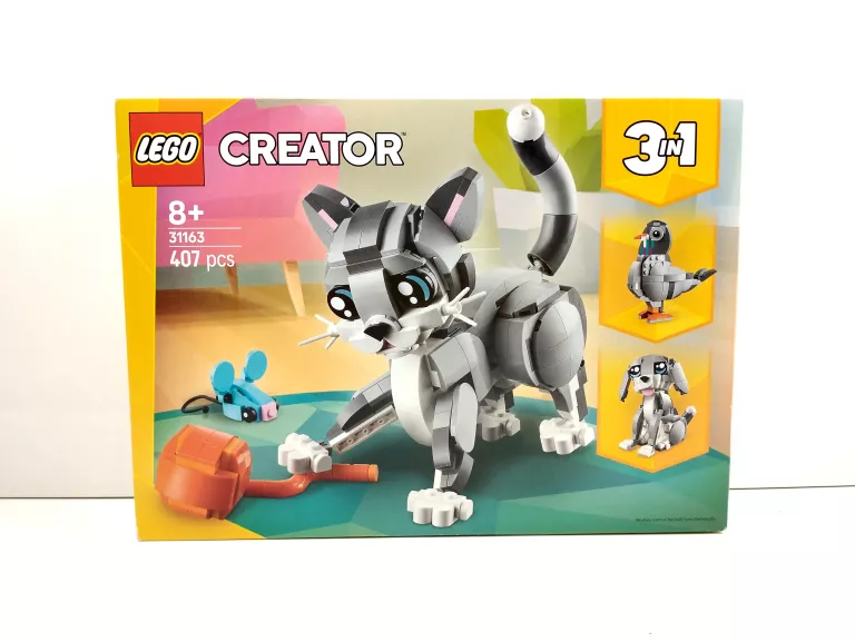 LEGO 31163  3W1 KOT PTAK PIES
