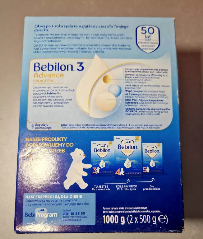 BEBILON 3 PRONUTRA ADVANCE MLEKO MODYFIKOWANE